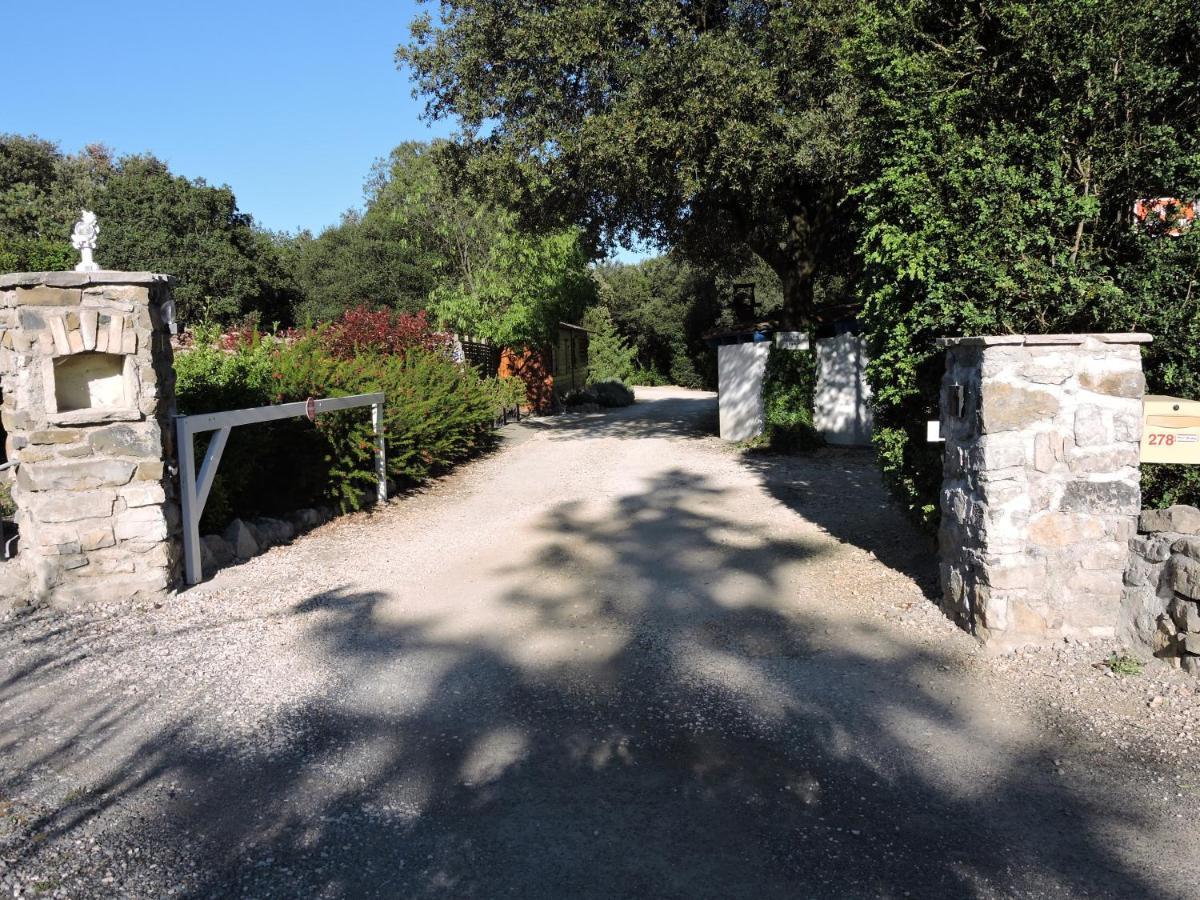 Gites De Plos Appart Chalet Piscine Spa Anduze Eksteriør bilde