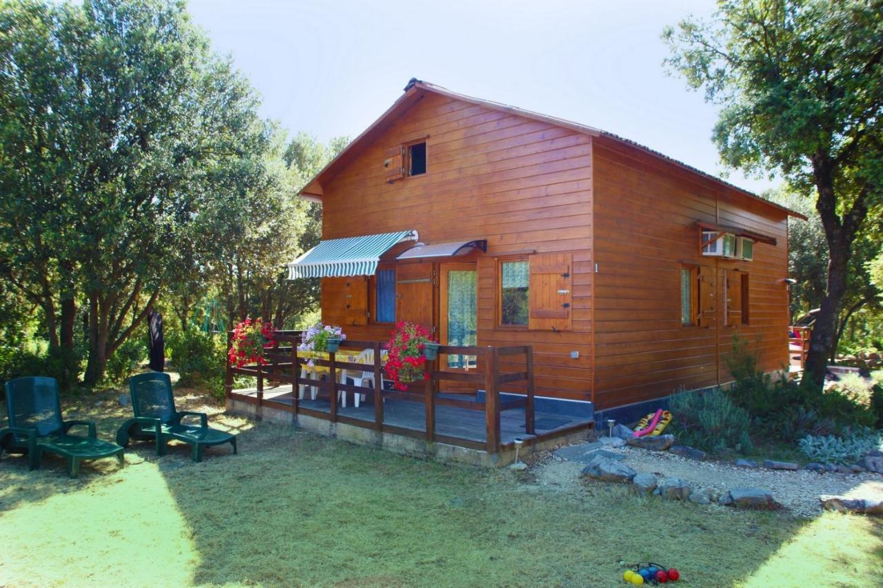 Gites De Plos Appart Chalet Piscine Spa Anduze Eksteriør bilde