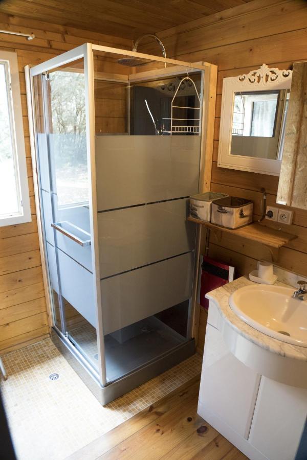 Gites De Plos Appart Chalet Piscine Spa Anduze Eksteriør bilde