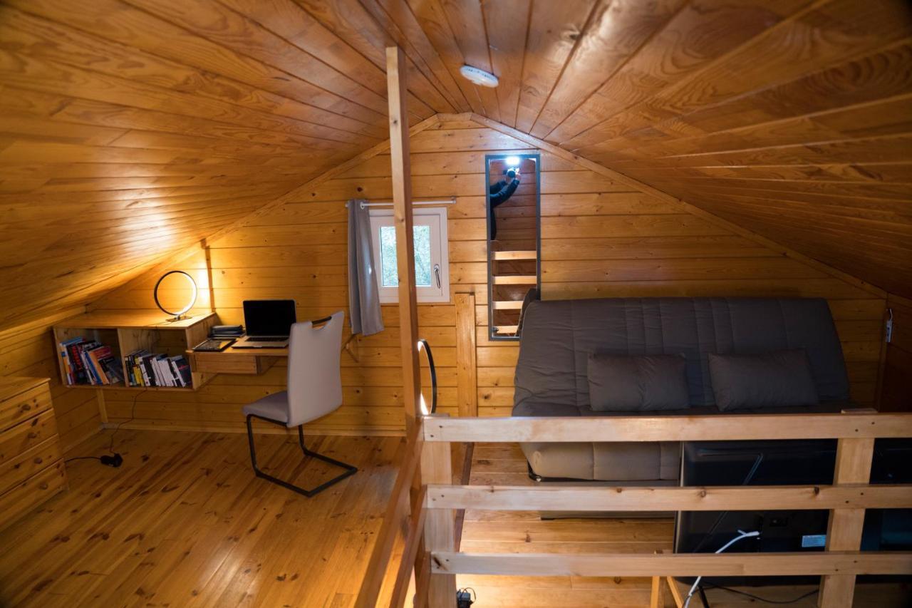 Gites De Plos Appart Chalet Piscine Spa Anduze Eksteriør bilde