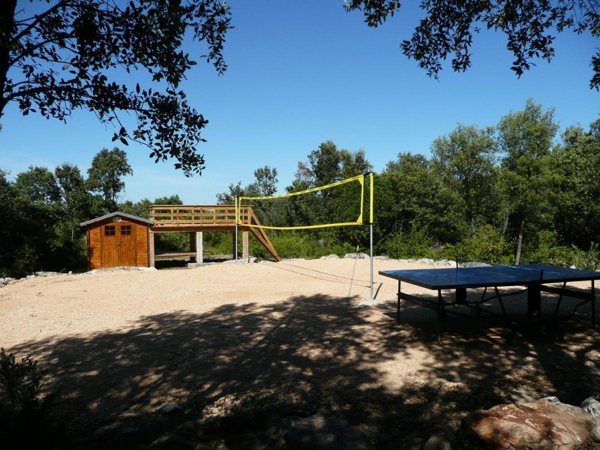Gites De Plos Appart Chalet Piscine Spa Anduze Eksteriør bilde