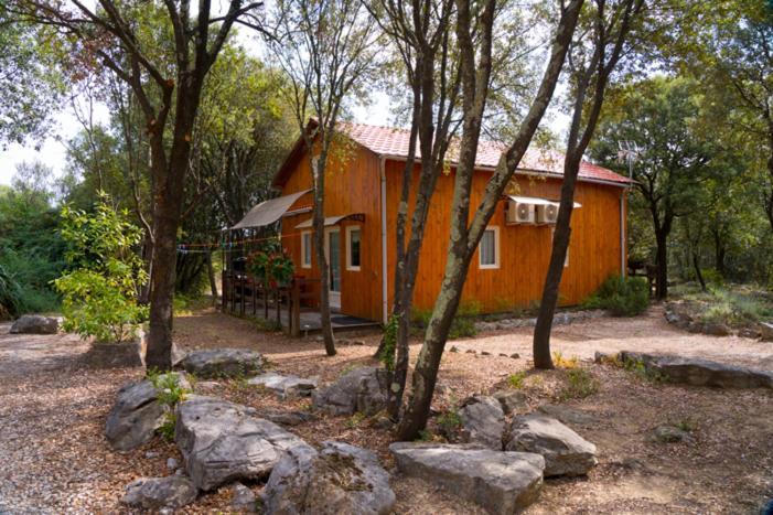 Gites De Plos Appart Chalet Piscine Spa Anduze Eksteriør bilde