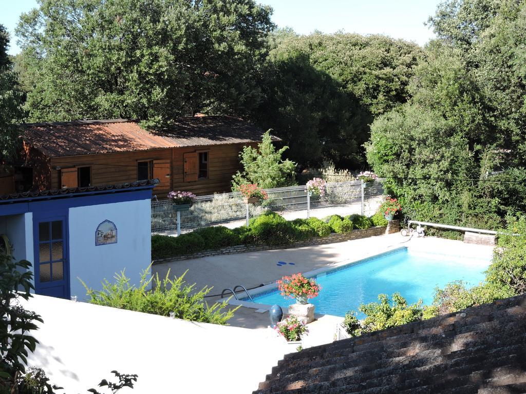 Gites De Plos Appart Chalet Piscine Spa Anduze Eksteriør bilde